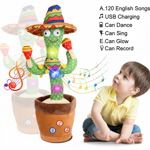 Talking Cactus Baby Toy