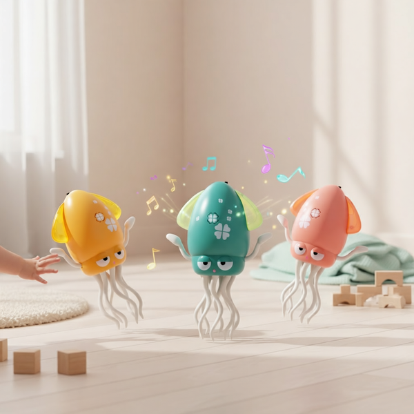 Electric Dancing Octopus Toy with Led & Music