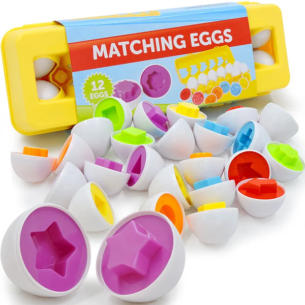 Montessori Smart Eggs Educational Puzzle Toy Set