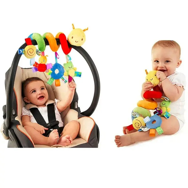 Cute Activity Musical Spiral Hanging Toy for Crib, Stroller & Car Seat
