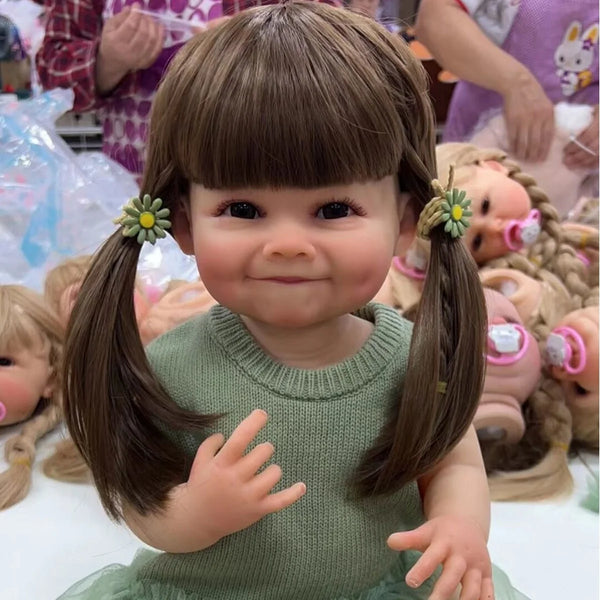 "Amy" – 22" Full Vinyl Reborn Baby Girl Doll with Realistic 3D Skin & Visible Veins