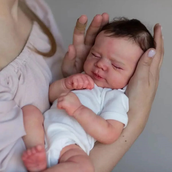 Realistic 48cm Soft Silicone Asleep Reborn Baby Doll