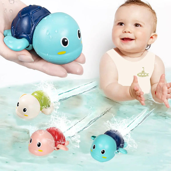 Swimming Turtle & Whale Clockwork Water