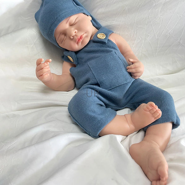 "Loulou" – 20" Full Silicone Reborn Baby Doll with Lifelike 3D Skin (Boy or Girl Option)