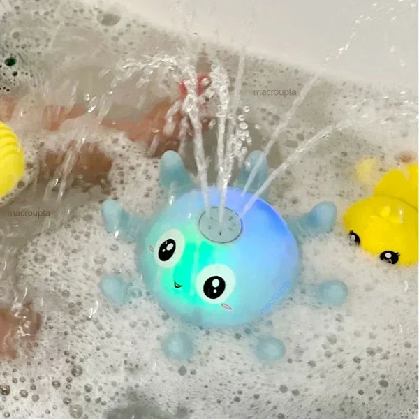 Baby Whale Bath Toy with LED Light & Music